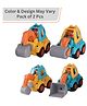 BitFeex Friction Powered Construction Vehicle Toys Any Pack of 2 (Color & Design May Vary)