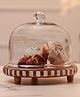IREKA HOMES Cake Dome Brown White