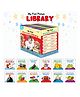 My First Picture Library Box Of 12 (Pre-School Books) | Gift Set For Kids in Red :  Educational board books, Complete learning library set, Early learning board book for children