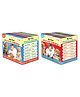 My First Picture Library Pack 1 and 2 (Red and Blue Edition) : Complete learning library set, Early learning board book for children, Educational board books | Pack of 2 Picture Library Boxes