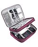 House of Quirk Electronics Accessories Organizer Bag Universal Carry Travel Gadget Bag for Cables Plug-Purple