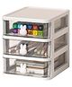 House of Quirk Kids Multipurpose Multilayer Storage Box for Toys & More  3-Tier Organizer - White