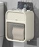 House of Quirk Punch Free Paper Holder Wall Mounted Toilet Toilet Paper Box Tissue Box Hand Carton Storage Rack Paper Extraction Box Light Luxury-Beige
