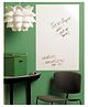 House of Quirk Self Adhesive Wall Whiteboard Sticker for Dry Erase Wall Paper Message Board for Kids Office School and Home 45X200cm Large-White