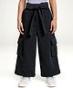 Honeyhap Premium  100% Cotton with Bio Finish Track Pants Solid Colour - Black