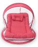 Kradyl Kroft Bassinet Style Mosquito Net Bedding for Infants-MQ-RedPolka