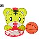 Asian Wooden BasketBall- Cat-Yellow Color