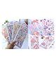 Bunie Cute Princess Dress-Up Kawaii Stickers Set  Pack of 2 Sheets Random Design