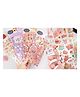 Bunie Cute Kawaii Puffy Stickers Set  Pack of 4 Sheets Multicolor