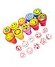 Bunie Emoji Stamps for Kids  10 Pcs Plastic Stamper Toys