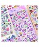 Bunie Cute 3D Kawaii Stickers Set  4 Sheets Random Color & Design