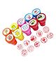 Bunie Motivation Stamps for Kids  10 Pcs Plastic Stamp Toys