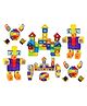 Bunie DIY House Building Blocks Toy for Kids  140+ Pcs Puzzle Game - Multicolor