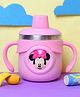 THE LITTLE LOOKERS Stainless Steel Insulated Hot & Cold Sipper Bottle for Kids/Double Wall & Vacuuming/Sipper Cups with Straw/Travelling Water Bottle for Kids with Straw (Pink - 260ml)