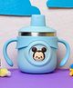 THE LITTLE LOOKERS Stainless Steel Insulated Hot & Cold Sipper Bottle for Kids/Double Wall & Vacuuming/Sipper Cups with Straw/Travelling Water Bottle for Kids with Straw (Sky Blue - 260ml)