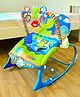 THE LITTLE LOOKERS Infant to Toddler Baby Musical Rocker for Baby Boys/Girls/Toddlers/Infants (Blue)