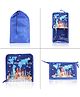 Echo Boomers TravelWorld  4-Piece Organizer Set - Blue, Packing Cubes with Unique Print.