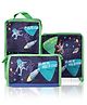 Echo Boomers Astronaut  4-Piece Travel Organizer Set - Navy Blue, Packing Cubes with Unique Print.