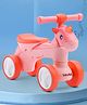 Baby Unicorn Horse Rider Manual Push Ride on With Led Lights & Music -Pink