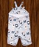 Mittenbooty Bear Quilted Wrapper or swaddle in holland velvet Face print Grey