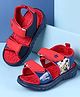 Cute Walk by Babyhug Disney Velcro Closure Sandals with Mickey Mouse Print - Navy Blue