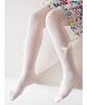 SYGA Cotton Thin Mesh Stockings - White