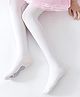 SYGA Cotton Solid Stockings - White