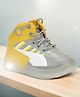 Lil Lollipop  Colour Blocked LED Shoes - Grey