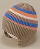 SYGA Striped Design Warm Knitted Winter Cap - Khaki