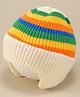 SYGA Striped Design Warm Knitted Winter Cap - Beige