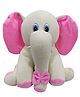 Goldenhub Toys Elephant In Bow Butter & Pink -30 cm