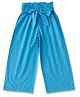 JusCubs Cotton  Polka Dots Printed Palazzo - Blue