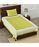 UniqChoice Pure Cotton Jaipuri Single bed sheet With 1 Pillow Cover