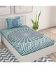 UniqChoice Pure Cotton Jaipuri Single bed sheet With 1 Pillow Cover