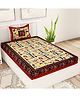 UniqChoice Pure Cotton Jaipuri Single bed sheet With 1 Pillow Cover