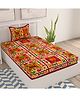 UniqChoice Pure Cotton Jaipuri Single bed sheet With 1 Pillow Cover