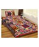 UniqChoice Pure Cotton Jaipuri Single bed sheet With 1 Pillow Cover