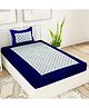 UniqChoice Pure Cotton Jaipuri Single bed sheet With 1 Pillow Cover