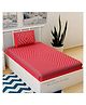 UniqChoice Pure Cotton Jaipuri Single bed sheet With 1 Pillow Cover