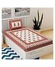 UniqChoice Pure Cotton Jaipuri Single bed sheet With 1 Pillow Cover