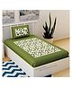 UniqChoice Pure Cotton Jaipuri Single bed sheet With 1 Pillow Cover