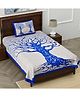 UniqChoice Pure Cotton Jaipuri Single bed sheet With 1 Pillow Cover