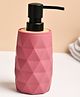 VONCASA Pink Plastic  Soap Dispenser For Utility And Bathroom Decor | 250ml