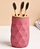 VONCASA Pink Plastic Toothbrush Holder For Utility And Bathroom Décor