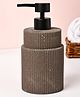 VONCASA Brown Polyresin Soap Dispenser For Utility And Bathroom Decor | 410ml