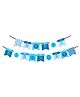 Syga Printed Happy Birthday Banner - Blue