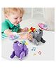 Toysire Musical Toys for Kids Dancing Doll Elephant Mist Spray Effect 360 Degree - Purple