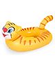 Toysire Inflatable Swimming Float Tiger Shape Ring Mat for Pool and Beach Water Swimming Ring Tube for Kids Summer Funny Pool Party Toys(Yellow)