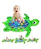 Fiddlerz Kids Turtle Green Inflatable Water Play Mat for Pool and Beach Water Swimming  (Color & Design May Vary)