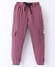 Evimo Single Jersey Full Length Solid Lounge Pant - Plum